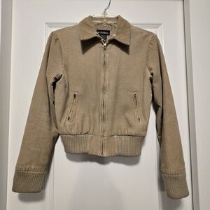Vintage Le Chateau Beige Corduroy Jacket